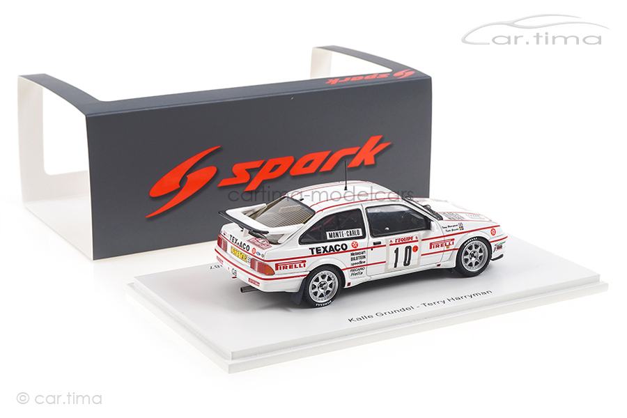 Ford Sierra RS Cosworth Rallye Monte Carlo 1987 Grundel/Harryman Spark 1:43 S8700 Ford Sierra RS Cosworth Rallye Monte Carlo 1987 Grundel/Harryman Spark 1:43 S8700