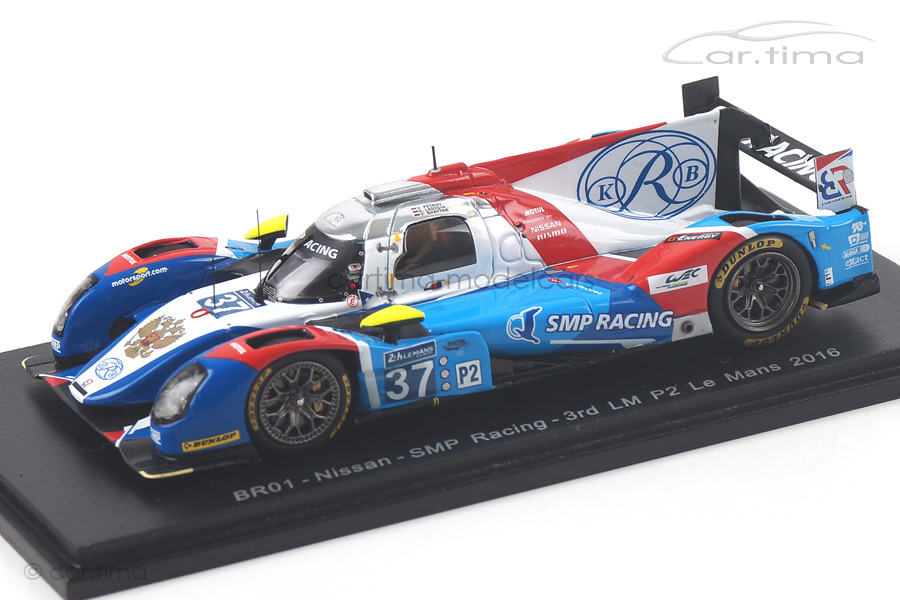 BR01-Nissan 24h Le Mans 2016 Ladygin/Petrov/Shaytar Spark 1:43 S5120 BR01-Nissan 24h Le Mans 2016 Ladygin/Petrov/Shaytar Spark 1:43 S5120