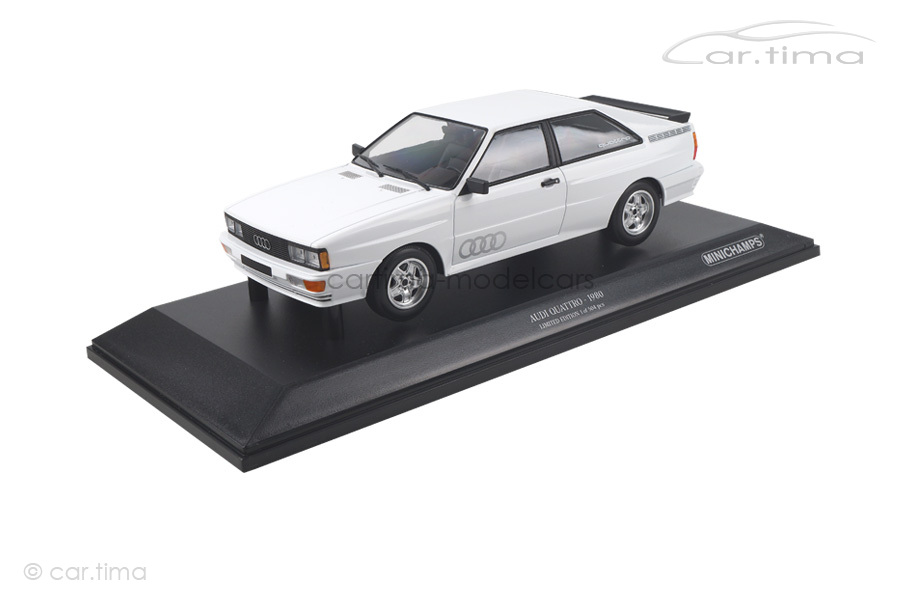 Audi Quattro 1980 weiß Minichamps 1:18 155016120 Audi Quattro 1980 weiß Minichamps 1:18 155016120