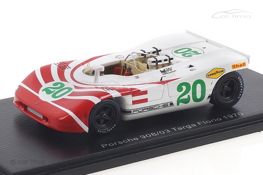 Porsche 908/03 Targa Florio 1970 Elford/Herrmann Spark 1:43 S4627 Porsche 908/03 Targa Florio 1970 Elford/Herrmann Spark 1:43 S4627