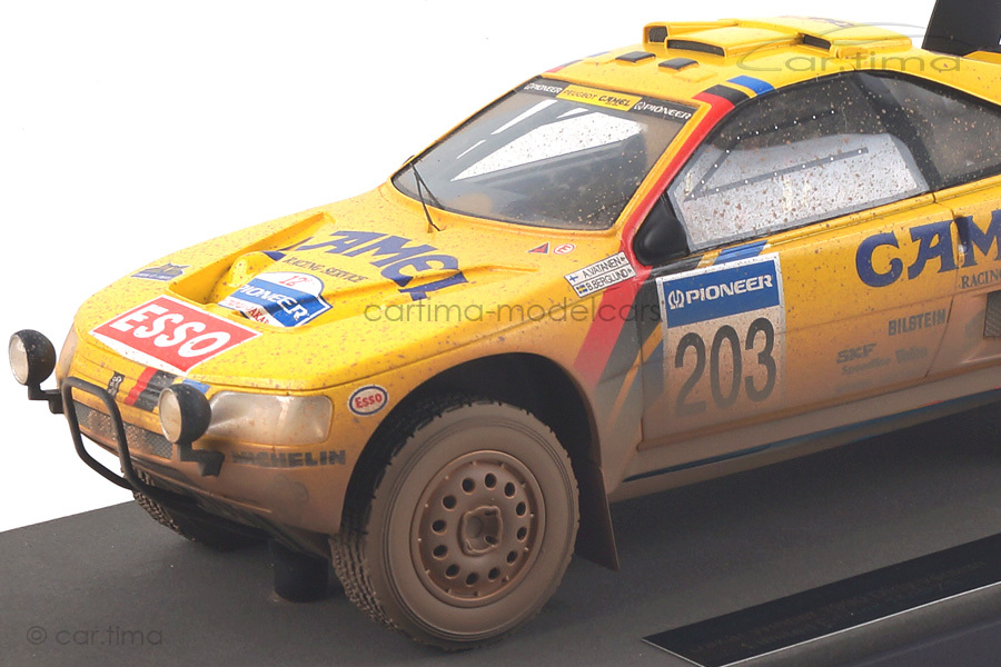 Peugeot 405 GT T-16 Winner Paris Dakar 1990 Dirty Version Top Marques 1:18 TMPD-03AD