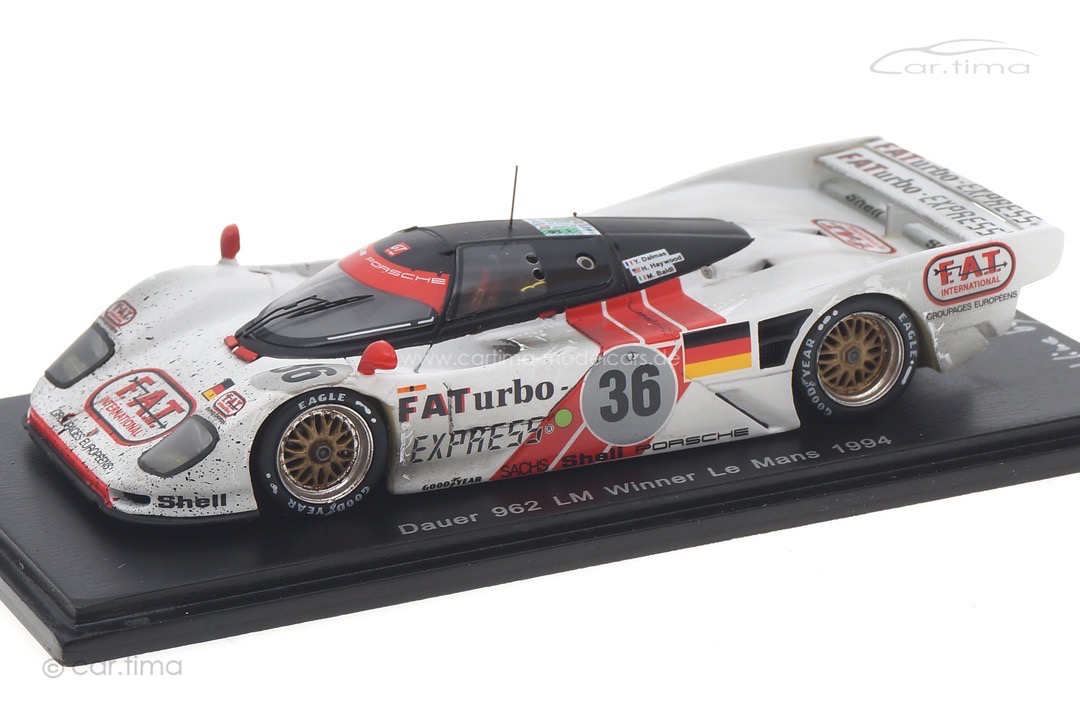 Dauer Porsche 962 Winner 24h Le Mans 1994 Baldi/Dalmas/Haywood car.tima FINISH LINE 1:43