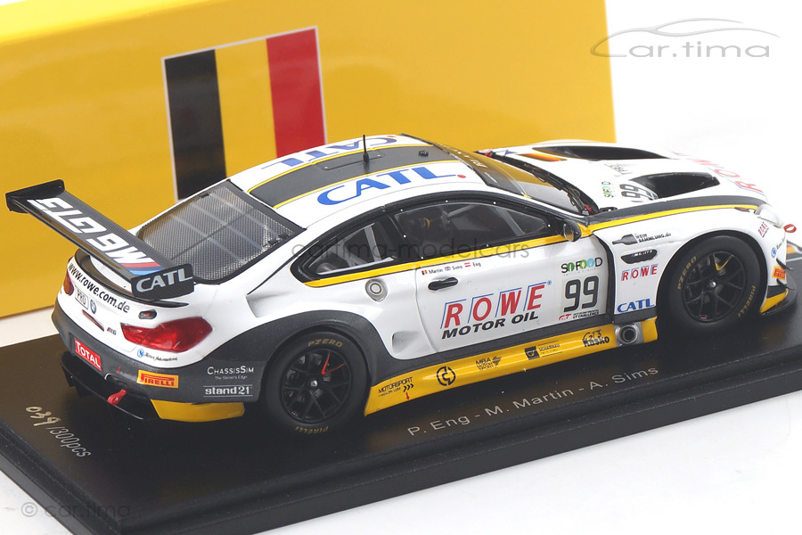BMW M6 GT3 24h Spa 2017 Eng/Martin/Sims Spark 1:43 SB178 BMW M6 GT3 24h Spa 2017 Eng/Martin/Sims Spark 1:43 SB178