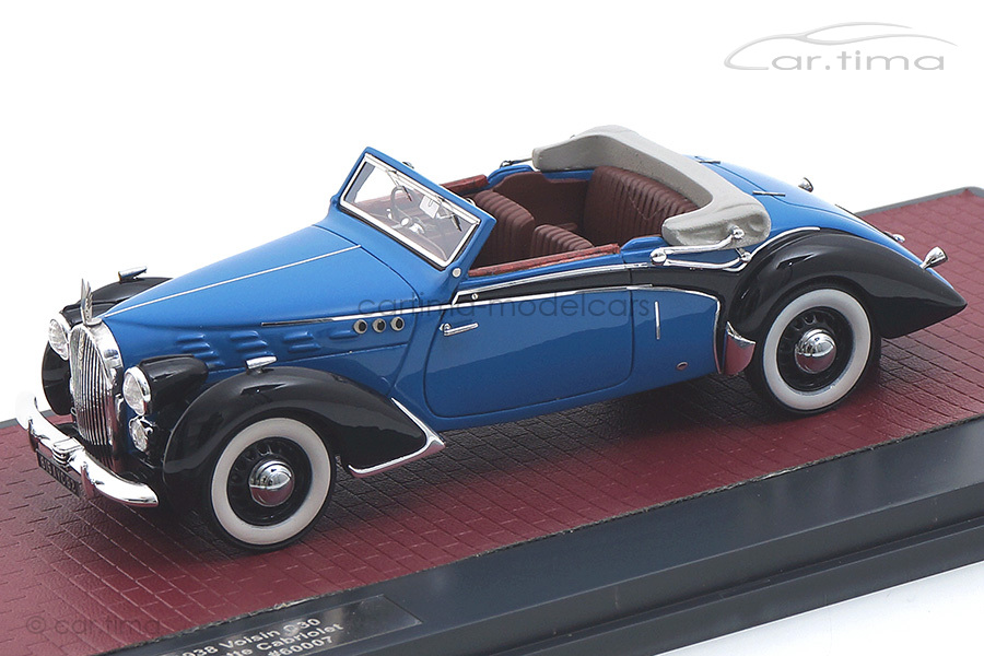 Voisin C30 Goelette Cabriolet Dubos 1938 Matrix 1:43 MX52108-011 Voisin C30 Goelette Cabriolet Dubos 1938 Matrix 1:43 MX52108-011