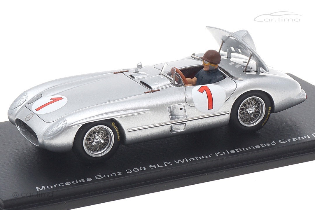Mercedes-Benz 300 SLR Winner Kristianstad Grand Prix 1955 Juan Manuel Fangio Spark 1:43 S5858 Mercedes-Benz 300 SLR Winner Kristianstad Grand Prix 1955 Juan Manuel Fangio Spark 1:43 S5858