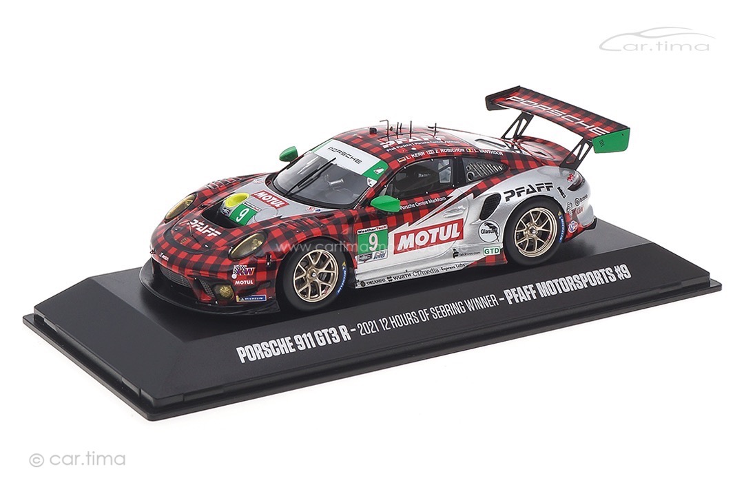Porsche 911 GT3 R Winner GTD 12h Sebring 2021 Kern/Robichon/Vanthoor Spark 1:43 MAP02085221 Porsche 911 GT3 R Winner GTD 12h Sebring 2021 Kern/Robichon/Vanthoor Spark 1:43 MAP02085221
