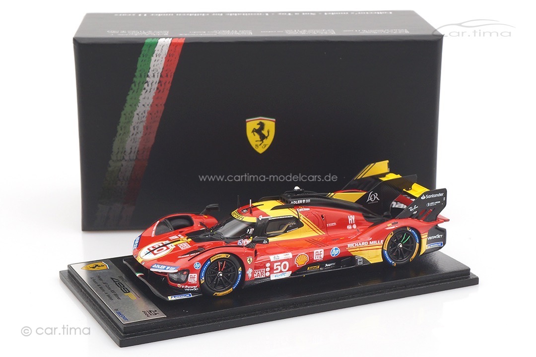 Ferrari 499P Winner 24h Le Mans 2024 Fuoco/Molina/Nielsen Looksmart 1:43 LSLM182