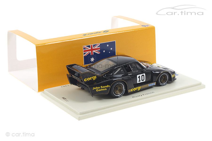 Porsche 935 Adelaide 1982 Rusty French Spark 1:43 AS029 Porsche 935 Adelaide 1982 Rusty French Spark 1:43 AS029