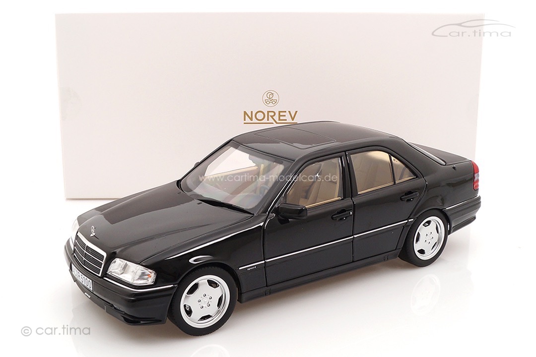 Mercedes-Benz C63 AMG W202 Limousine schwarz met. Norev 1:18 183381