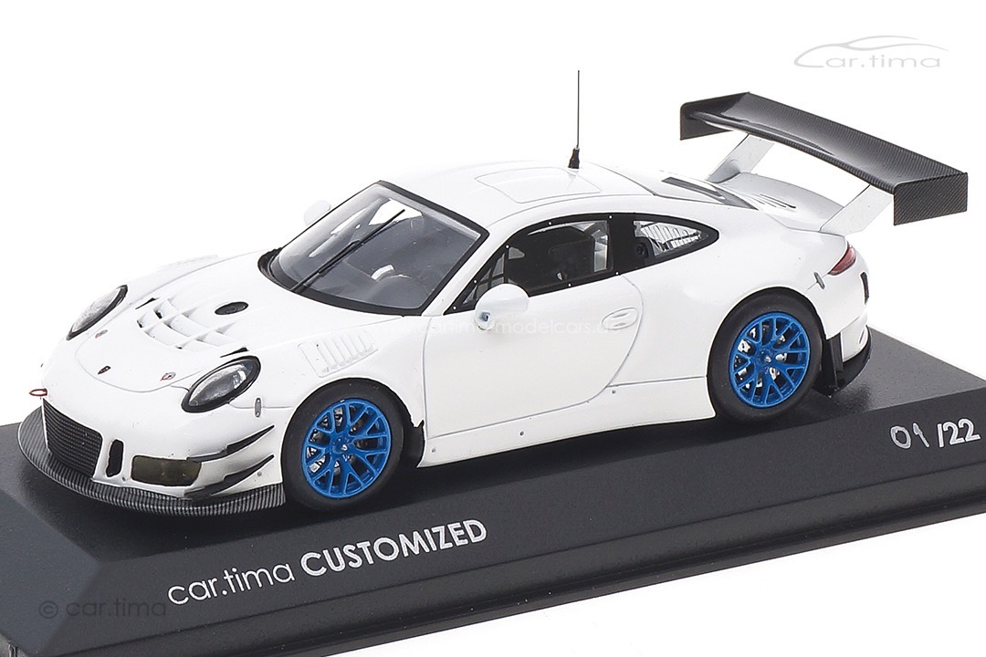 Porsche 911 (991) GT3 R/Rad blau/rot Minichamps car.tima CUSTOMIZED 1:43 CAC04321036