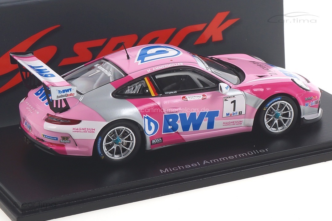 Porsche 911 GT3 Cup Supercup Champion 2019 Michael Ammermüller Spark 1:43 S8504 Porsche 911 GT3 Cup Supercup Champion 2019 Michael Ammermüller Spark 1:43 S8504