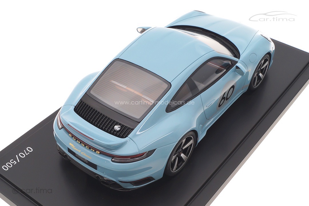 Porsche 911 (992) Sport Classic Meissenblau Spark 1:18 WAP0210100SSPC Porsche 911 (992) Sport Classic Meissenblau Spark 1:18 WAP0210100SSPC