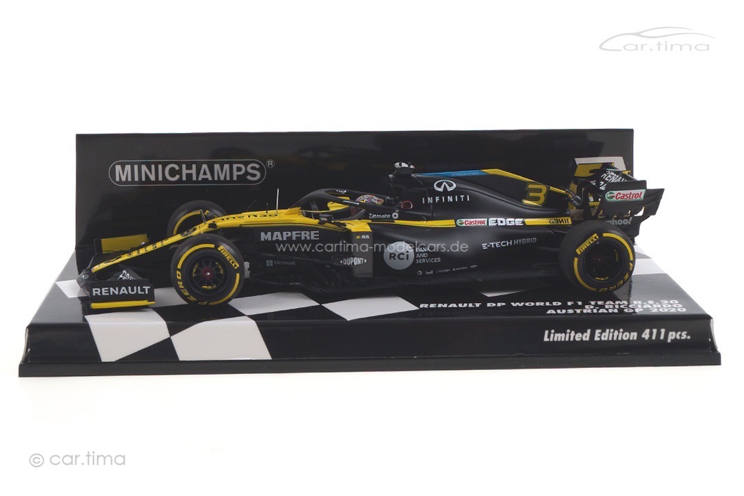 Renault R.S.20 F1 Austrian GP 2020 Daniel Ricciardo Minichamps 1:43 417200103