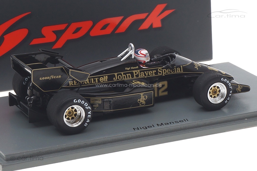 Lotus 95T GP Niederlande 1984 Nigel Mansell Spark 1:43 S7291 Lotus 95T GP Niederlande 1984 Nigel Mansell Spark 1:43 S7291