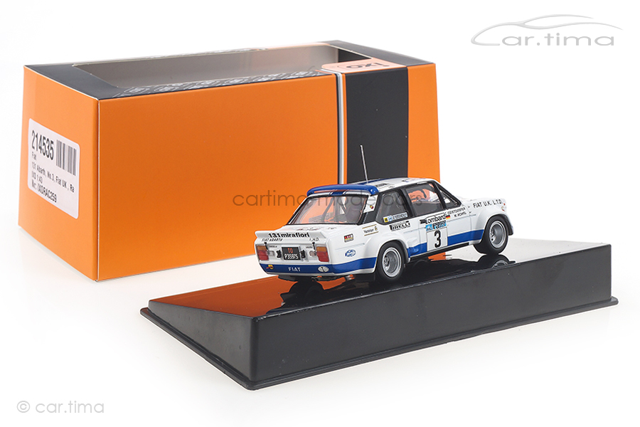 Fiat 131 Abarth RAC Rally 1979 Röhrl/Geistdörfer IXO 1:43 RAC259 Fiat 131 Abarth RAC Rally 1979 Röhrl/Geistdörfer IXO 1:43 RAC259