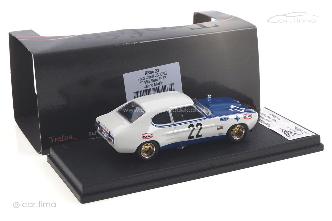 Ford Capri RS Winner Vila Real 1972 Jaime Mesia Trofeu 1:43 RRAC23 Ford Capri RS Winner Vila Real 1972 Jaime Mesia Trofeu 1:43 RRAC23