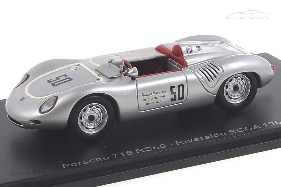 Porsche 718 RS60 Riverside SCCA 1960 Ken Miles Spark 1:43 US113 Porsche 718 RS60 Riverside SCCA 1960 Ken Miles Spark 1:43 US113