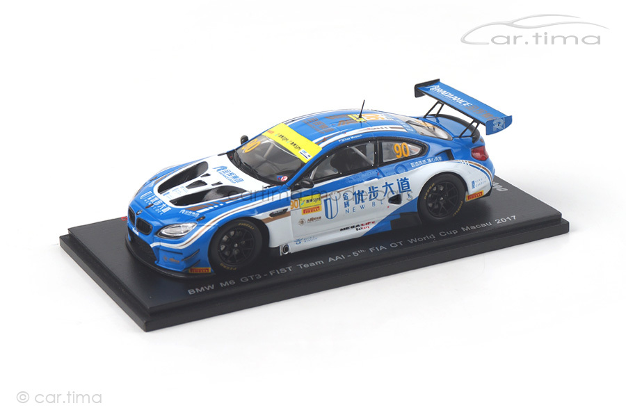 BMW M6 GT3 FIA GT World Cup Macau 2017 Chaz Mostert Spark 1:43 SA144 BMW M6 GT3 FIA GT World Cup Macau 2017 Chaz Mostert Spark 1:43 SA144