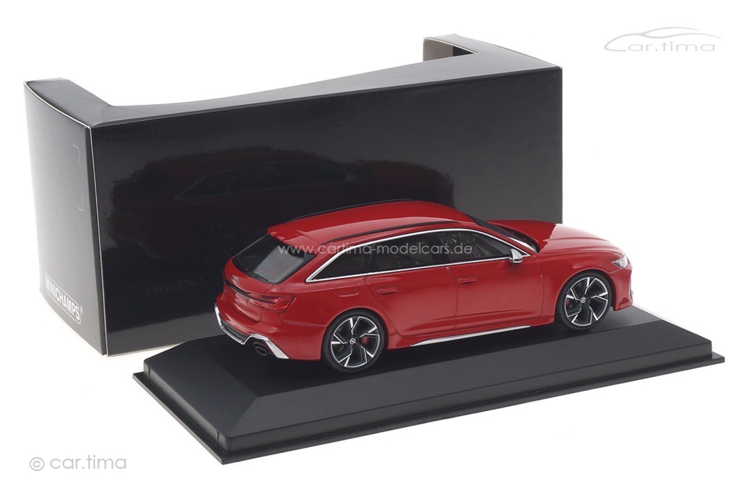 Audi RS6 Avant 2019 Tangorot met. Minichamps 1:43 410018010 Audi RS6 Avant 2019 Tangorot met. Minichamps 1:43 410018010