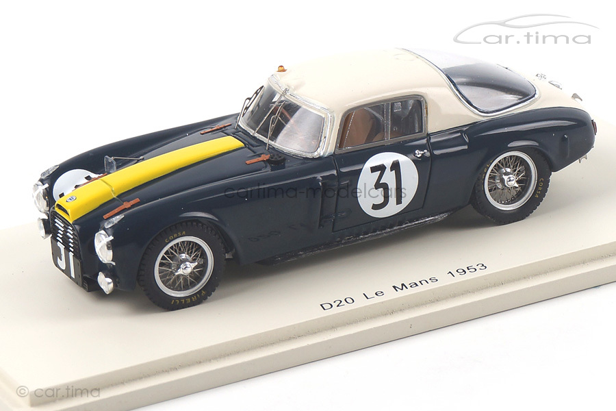 Lancia D20 24h Le Mans 1953 Chiron/Manzon Spark 1:43 S4722 Lancia D20 24h Le Mans 1953 Chiron/Manzon Spark 1:43 S4722