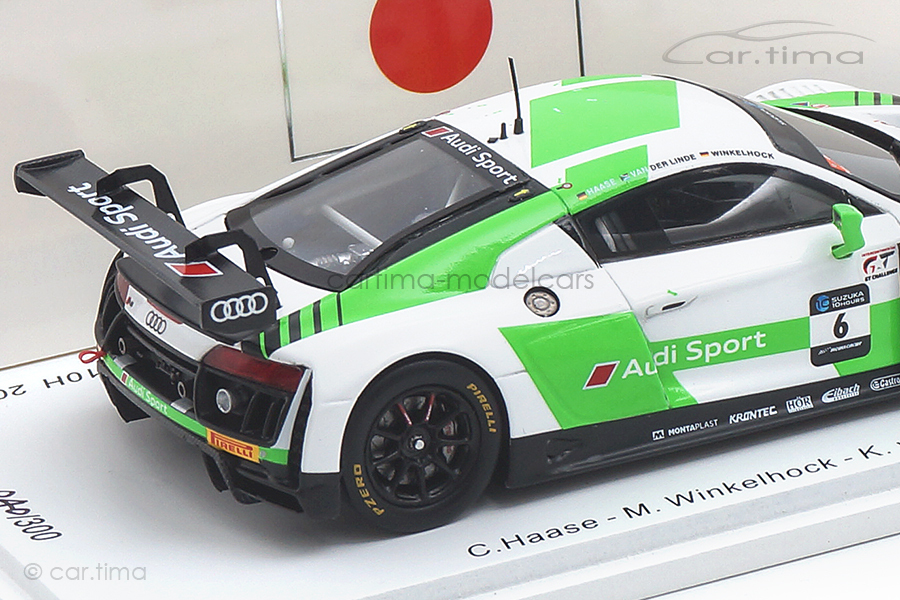 Audi R8 LMS 10h Suzuka 2018 Haase/Winkelhock/van der Linde Spark 1:43 SJ061