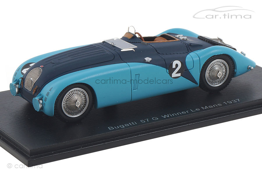 Bugatti 57 G Winner 24h Le Mans 1937 Benoist/Wimille Spark 1:43 43LM37