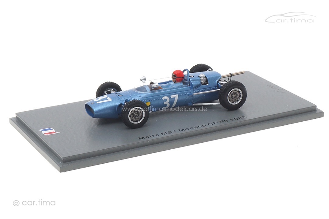 Matra MS1 Monaco GP F3 1965 Jean-Pierre Jaussaud Spark 1:43 SF106 Matra MS1 Monaco GP F3 1965 Jean-Pierre Jaussaud Spark 1:43 SF106