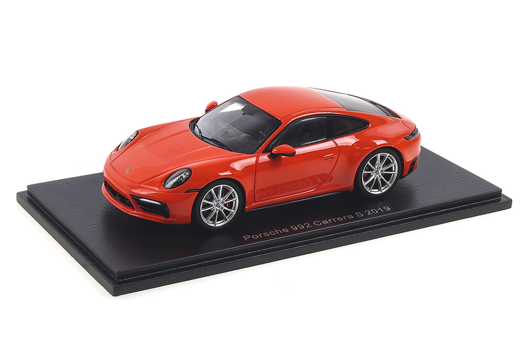 Porsche 911 (992) Carrera S Lavaorange Spark 1:43 S7836 Porsche 911 (992) Carrera S Lavaorange Spark 1:43 S7836