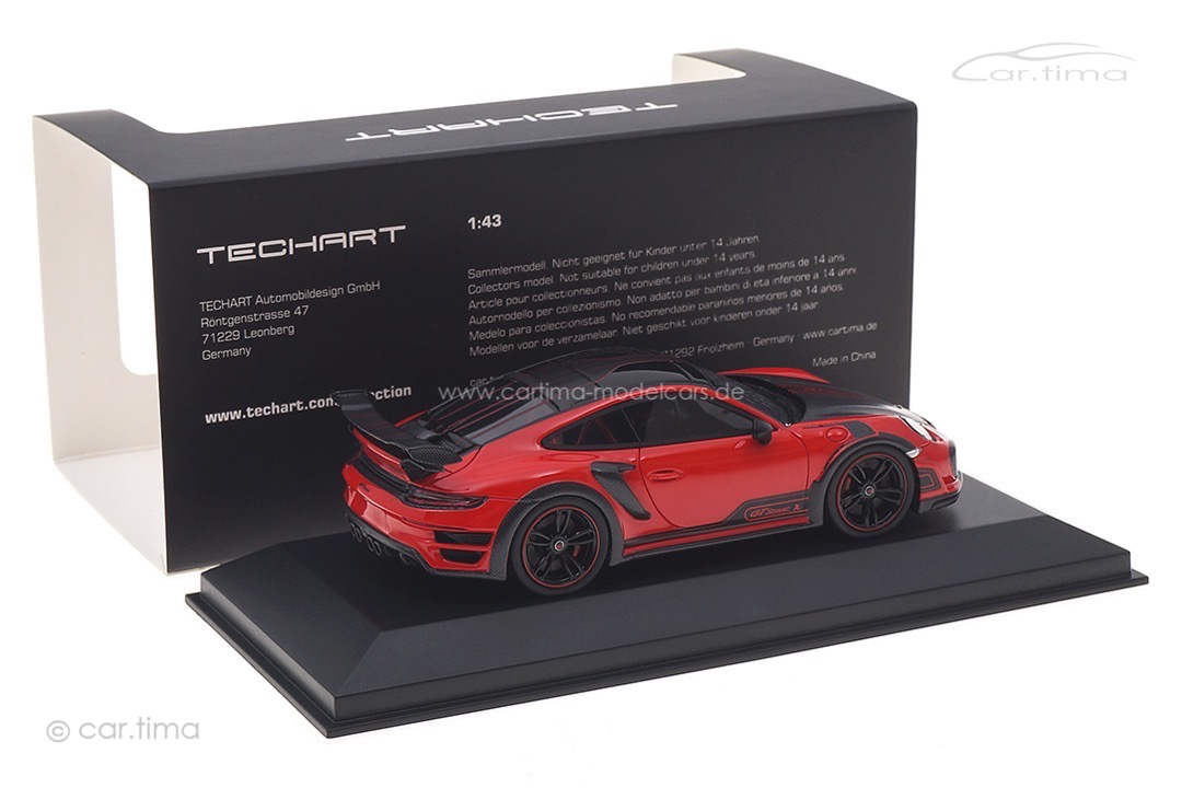 TECHART GTstreet R Indischrot TECHART Collection 1:43 091.992.143.007 TECHART GTstreet R Indischrot TECHART Collection 1:43 091.992.143.007