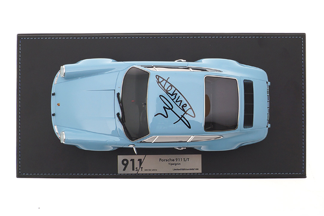 Porsche 911 S/T-Specification Gulfblau Originalsignatur Gijs van Lennep car.tima 1:18 CAR01822003-SIG