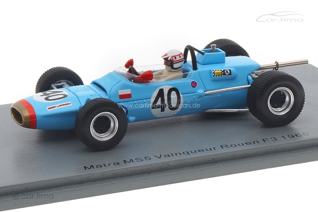 Matra MS5 Vainqueur Rouen F3 1968 Adam Potocki Spark 1:43 SF289
