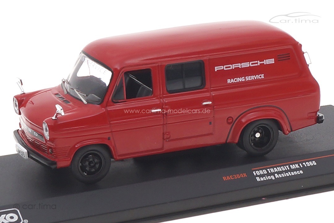 Ford Transit MK I Porsche Racing Service 1966 IXO 1:43 RAC384X Ford Transit MK I Porsche Racing Service 1966 IXO 1:43 RAC384X