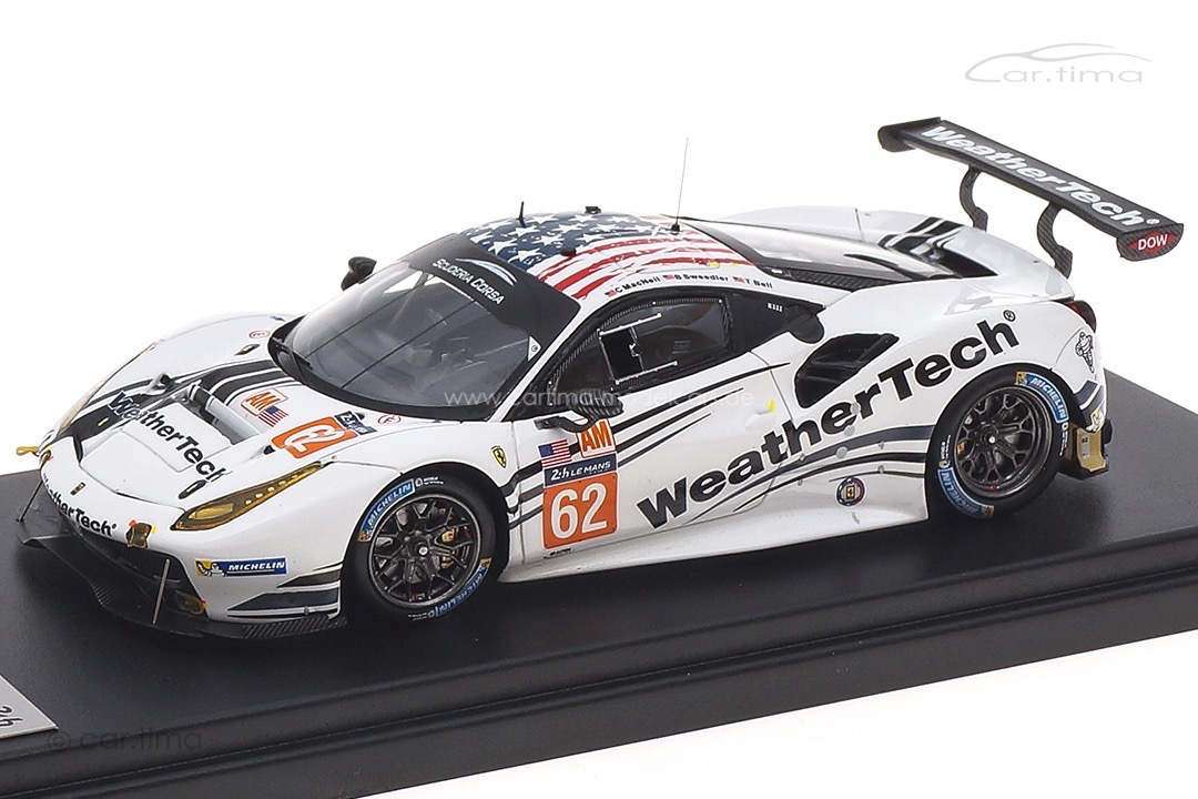 Ferrari 488 GTE 24h Le Mans 2017 Bell/MacNeil/Sweedler LookSmart 1:43 LSLM073 Ferrari 488 GTE 24h Le Mans 2017 Bell/MacNeil/Sweedler LookSmart 1:43 LSLM073