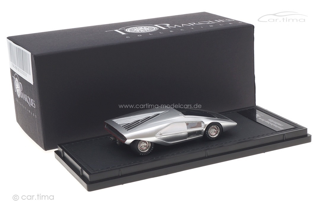 Lancia Stratos Zero Concept silber Top Marques 1:43 TM43-09B Lancia Stratos Zero Concept silber Top Marques 1:43 TM43-09B