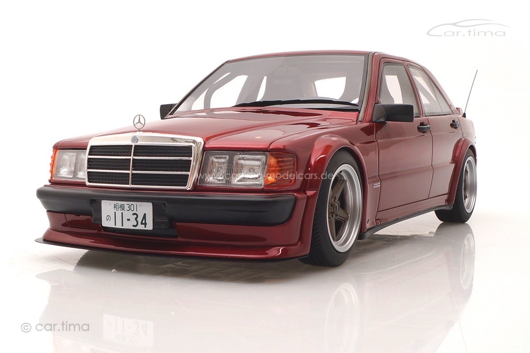 Mercedes 190E 2.5-16 W201 RAUH-Welt Republik Almandinrot Otto 1:18 OT1083 Mercedes 190E 2.5-16 W201 RAUH-Welt Republik Almandinrot Otto 1:18 OT1083