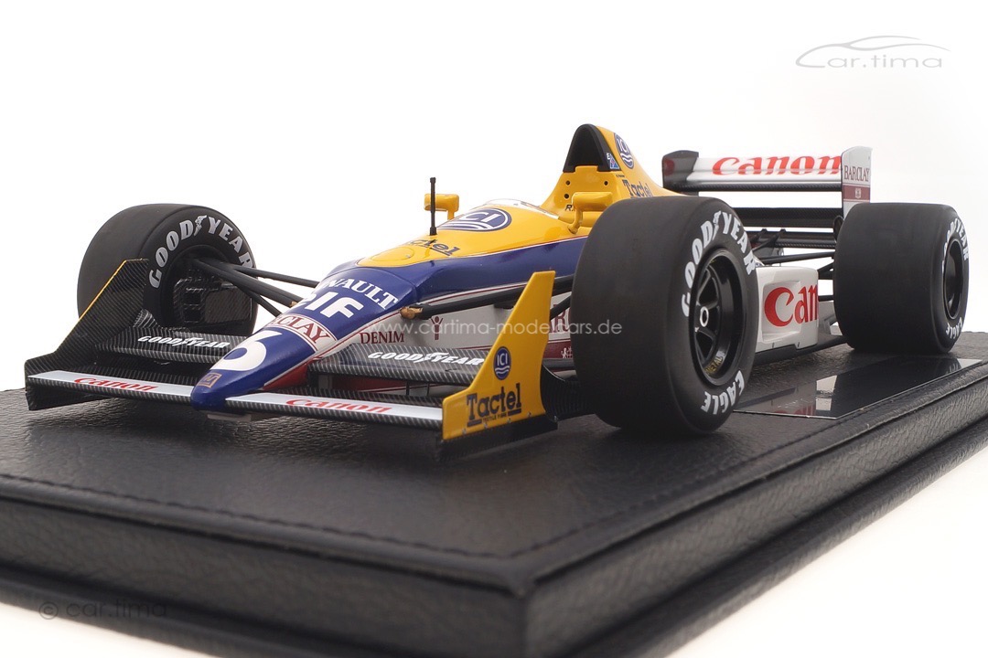 Williams FW12 GP 1989 Riccardo Patrese inkl. Vitrine GP Replicas 1:18 GP108B