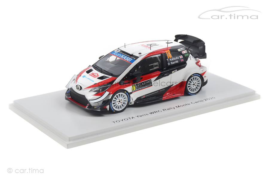 Toyota Yaris WRC Rallye Monte Carlo 2020 Katsuta/Barritt Spark 1:43 S6556