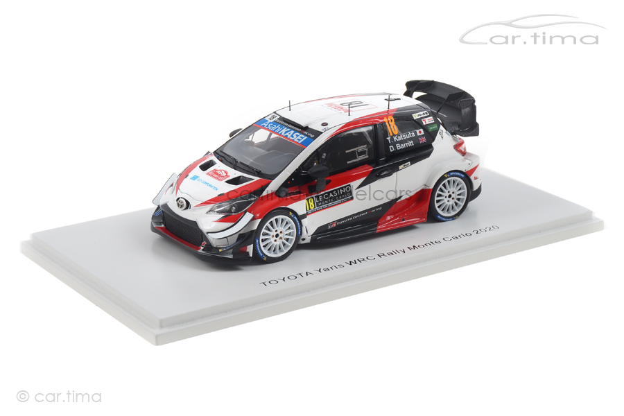 Toyota Yaris WRC Rallye Monte Carlo 2020 Katsuta/Barritt Spark 1:43 S6556 Toyota Yaris WRC Rallye Monte Carlo 2020 Katsuta/Barritt Spark 1:43 S6556