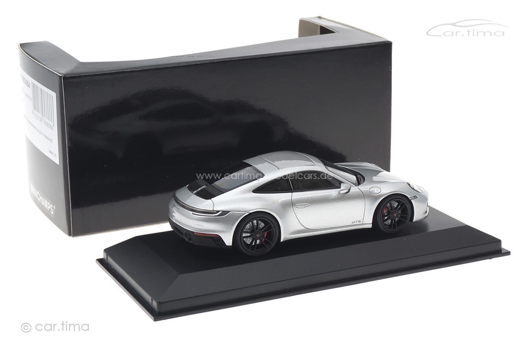 Porsche 911 (992) Carrera 4 GTS GT-Silbermet. Minichamps 1:43 410063004 Porsche 911 (992) Carrera 4 GTS GT-Silbermet. Minichamps 1:43 410063004
