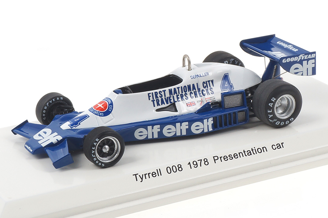 Tyrrell 008 Presentation 1978 Patrick Depailler Reve Collection 1:43 R70111 Tyrrell 008 Presentation 1978 Patrick Depailler Reve Collection 1:43 R70111