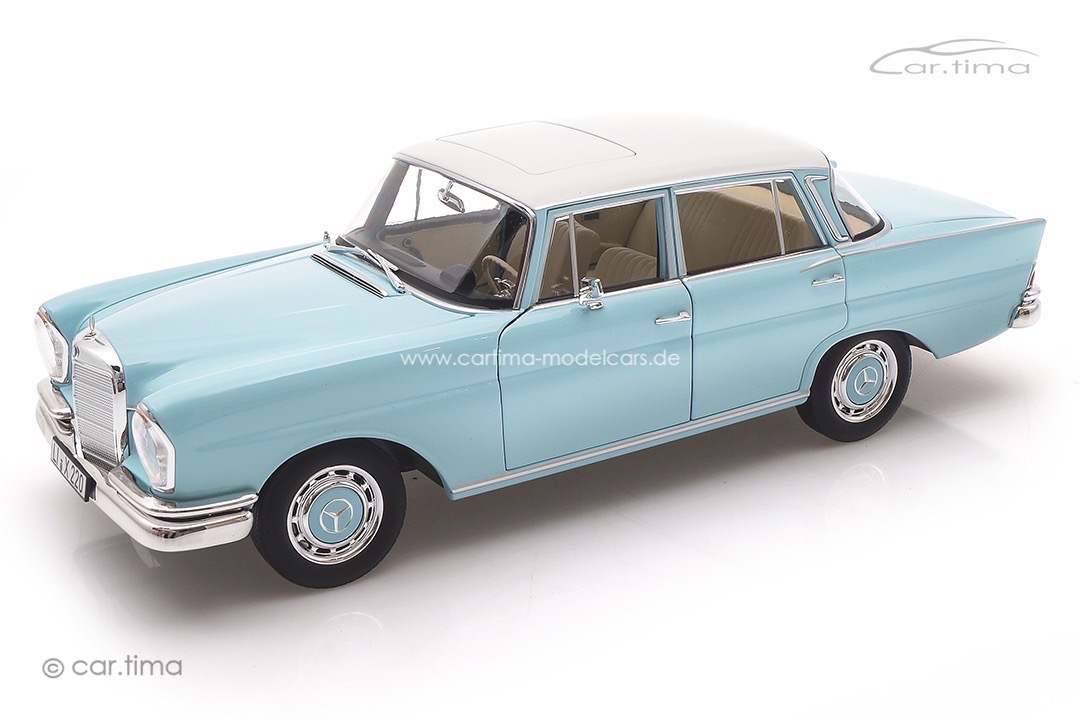 Mercedes-Benz 220 S 1965 hellblau/weiß Norev 1:18 183920 Mercedes-Benz 220 S 1965 hellblau/weiß Norev 1:18 183920