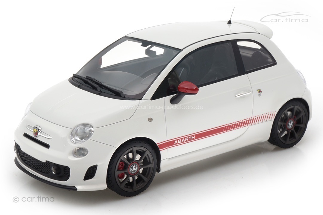 Abarth 595 Gara weiß TopSpeed 1:18 TS0397