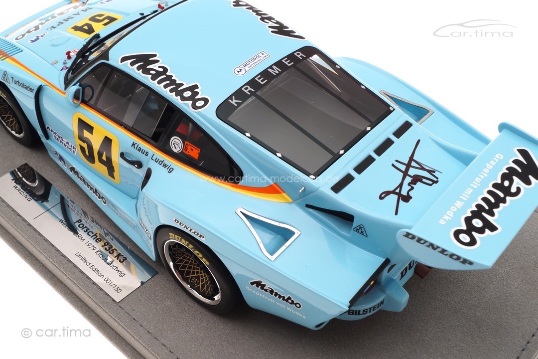 Porsche 935 K3 Winner DRM 1979 Originalsignatur Klaus Ludwig Kremer Collection car.tima 1:18 Porsche 935 K3 Winner DRM 1979 Originalsignatur Klaus Ludwig Kremer Collection car.tima 1:18