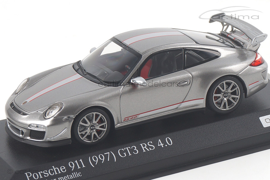 Porsche 911 (997) GT3 RS 4.0 GT-silber  Minichamps car.tima EXCLUSIVE CA04316049