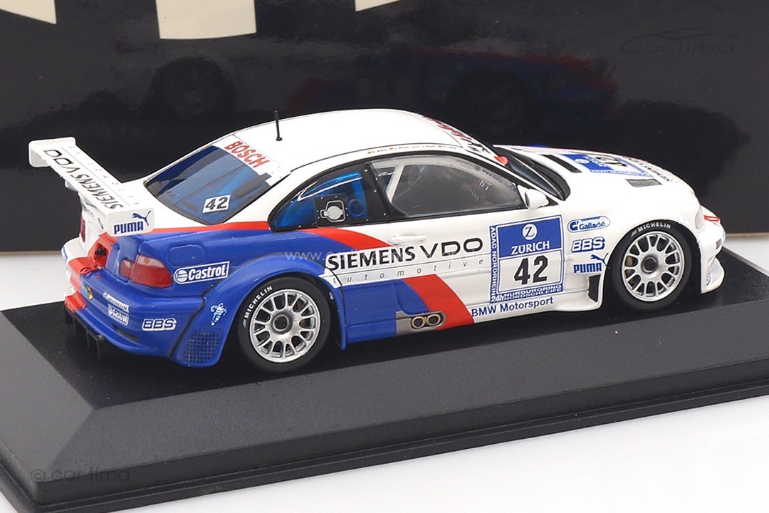 BMW M3 GTR Winner 24h Nürburgring 2004 Müller/Müller/Lamy/Stuck Minichamps 1:43 400042342