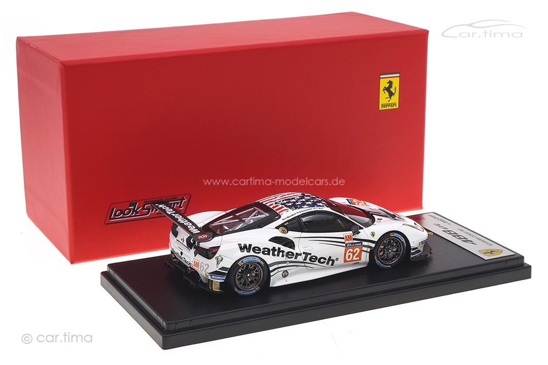 Ferrari 488 GTE 24h Le Mans 2017 Bell/MacNeil/Sweedler LookSmart 1:43 LSLM073 Ferrari 488 GTE 24h Le Mans 2017 Bell/MacNeil/Sweedler LookSmart 1:43 LSLM073