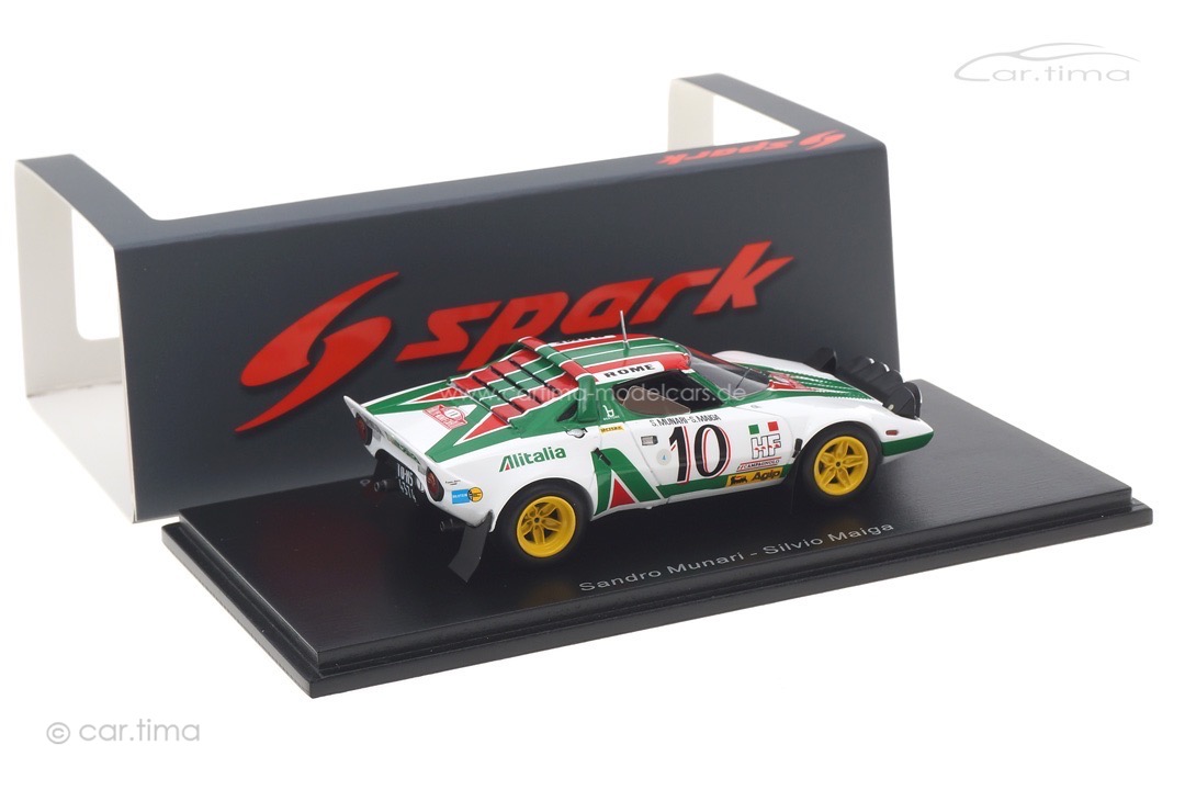 Lancia Stratos HF Rally Monte Carlo 1976 Munari/Maiga Spark 1:43 S9082