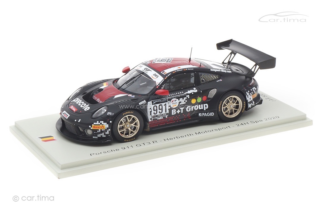 Porsche 911 GT3 R 24h Spa 2020 Allemann/Bohn/Renauer Spark 1:43 SB395