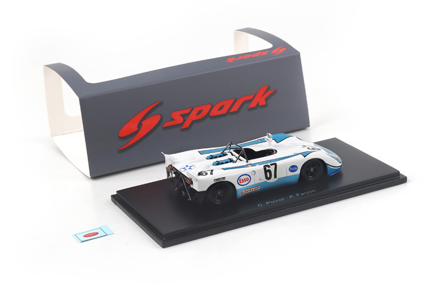 Porsche 908/02 24h Le Mans 1972 Poirot/Farjon Spark 1:43 S1982