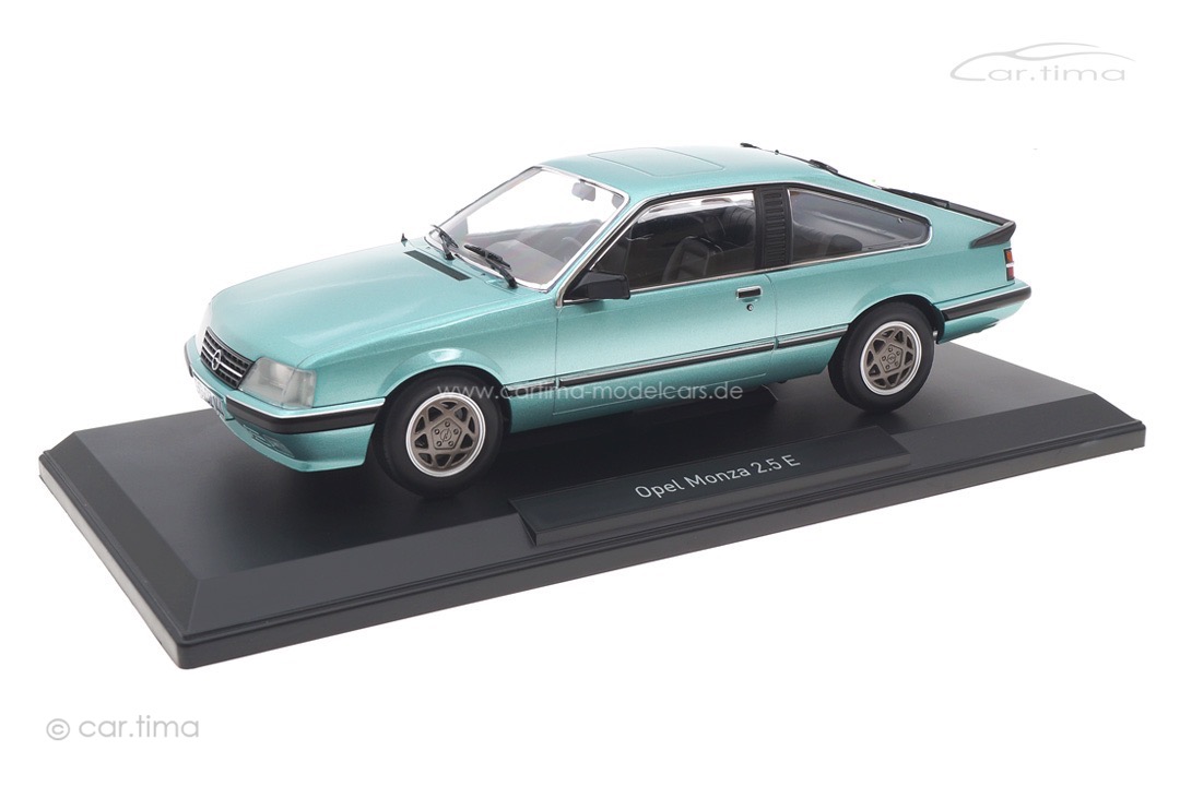 Opel Monza 2.5 E Beryll green met. Norev 1:18 183643 Opel Monza 2.5 E Beryll green met. Norev 1:18 183643